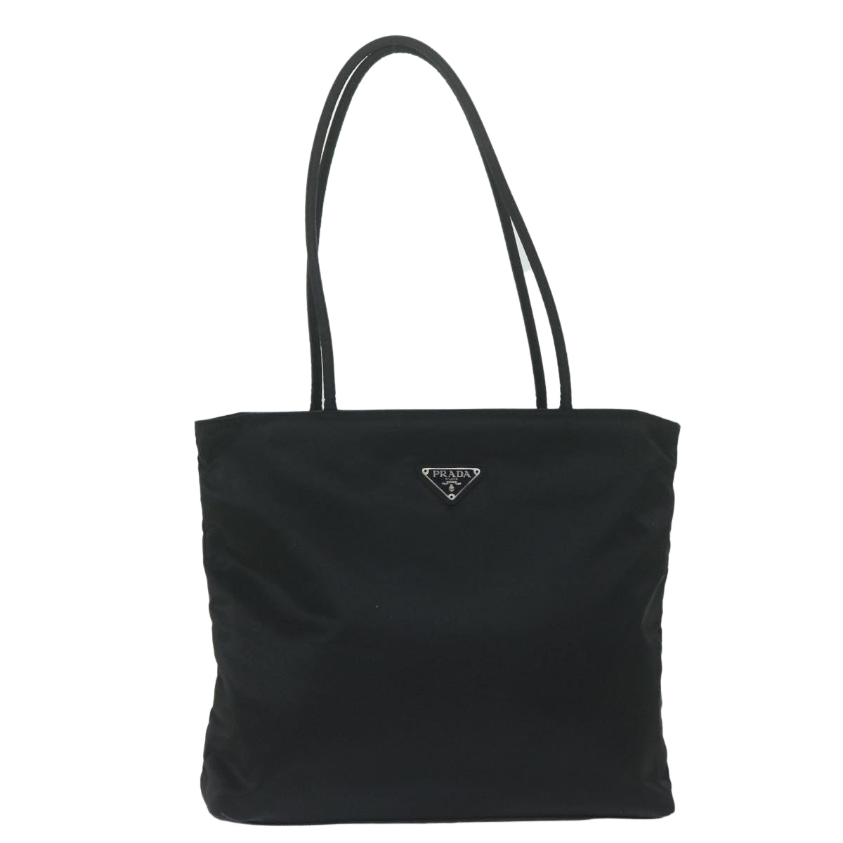 PRADA Shoulder Bag Nylon Black Auth bs10387