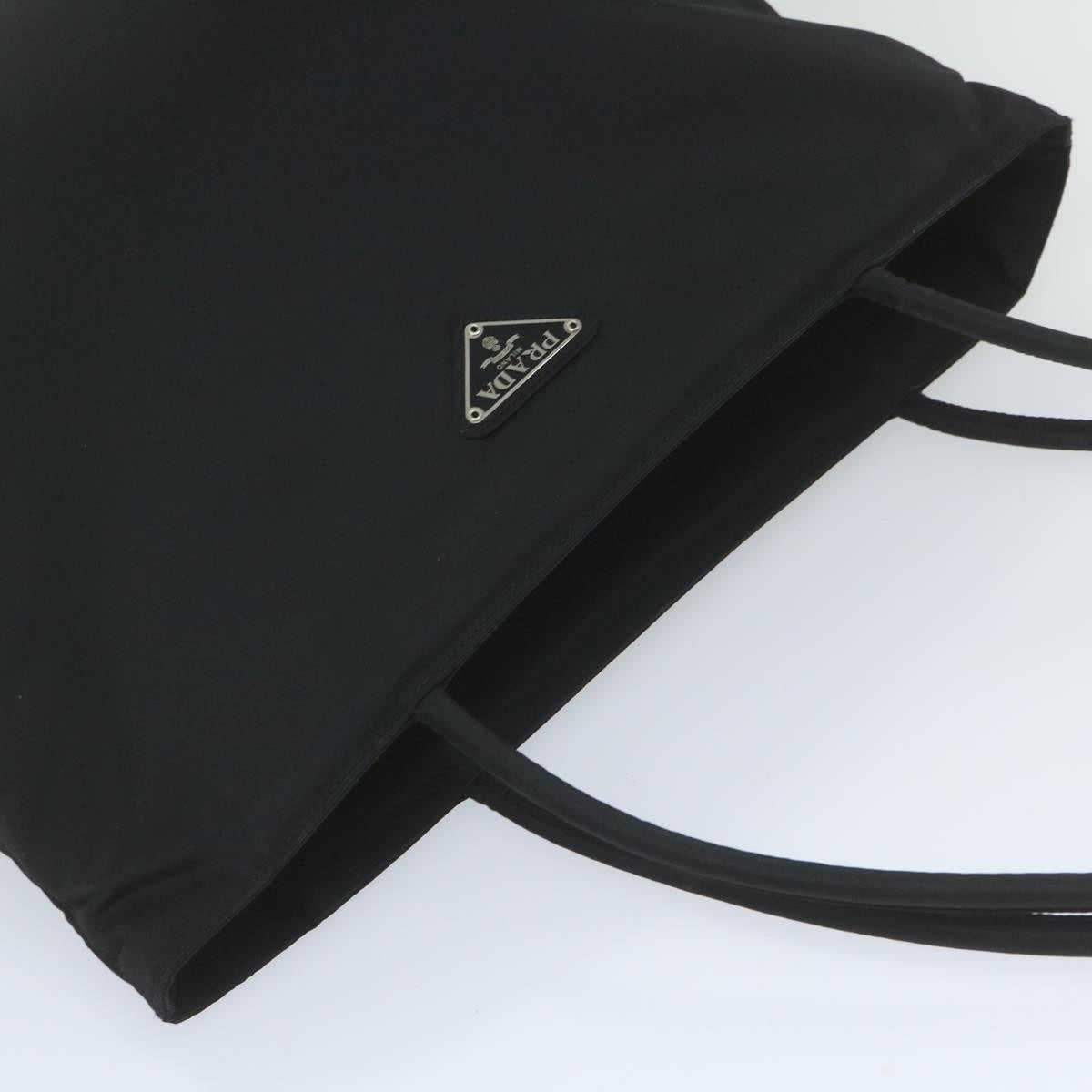 PRADA Shoulder Bag Nylon Black Auth bs10387