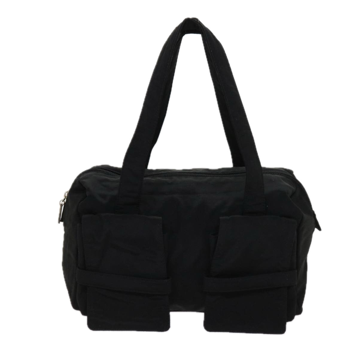 BOTTEGA VENETA Shoulder Bag Nylon 4Set Black Brown Auth bs10394 - 0