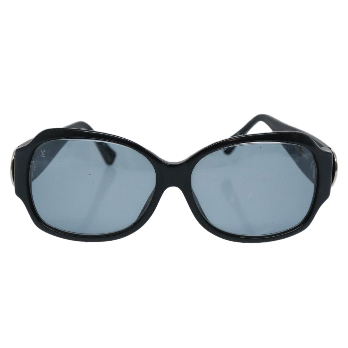 LOUIS VUITTON Sunglasses Black LV Auth bs10414 - 0