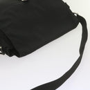 GUCCI Shoulder Bag Nylon Black Auth bs10426-7