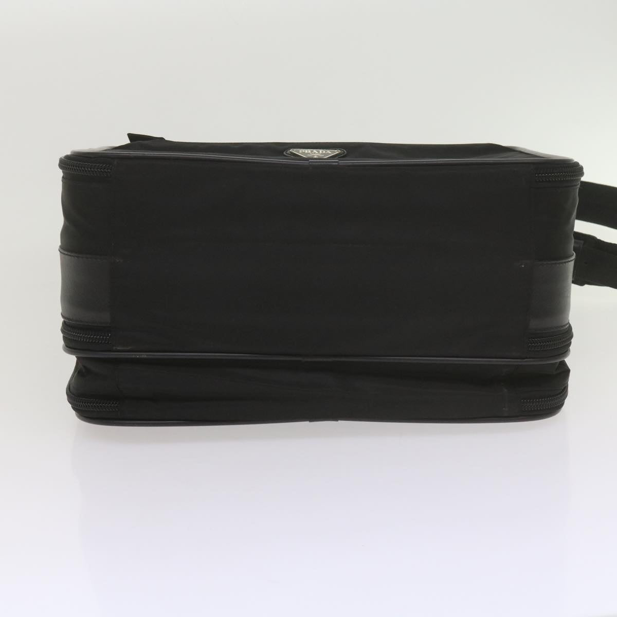 PRADA Hand Bag Nylon 2way Black Auth bs10448