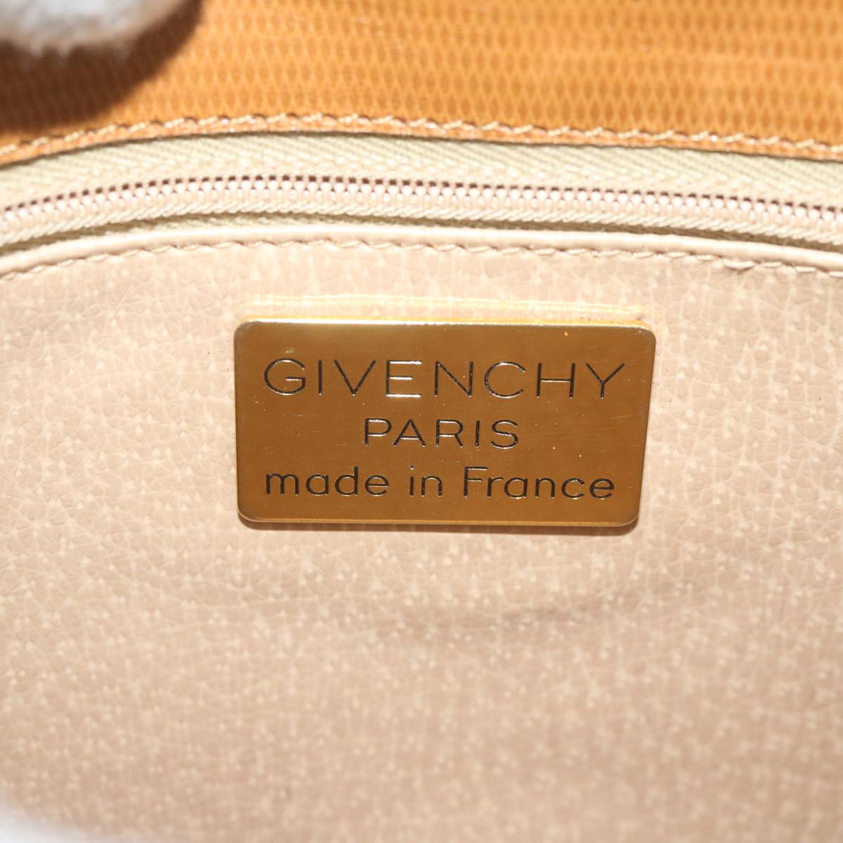 GIVENCHY Shoulder Bag Leather Brown Auth bs10477