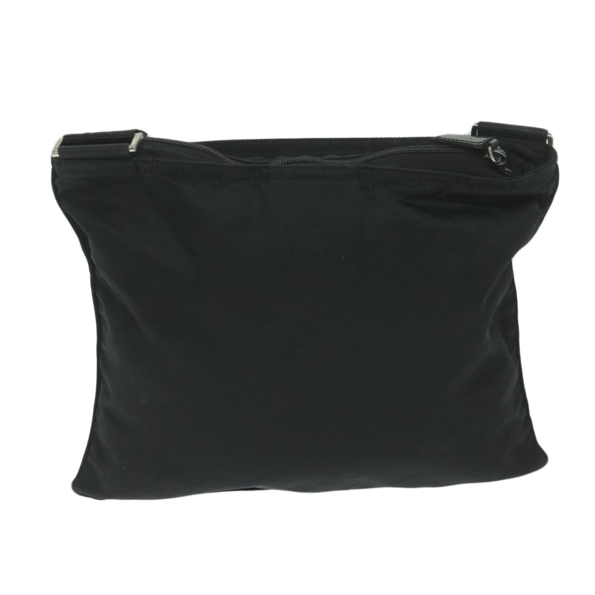 PRADA Shoulder Bag Nylon Black Auth bs10490