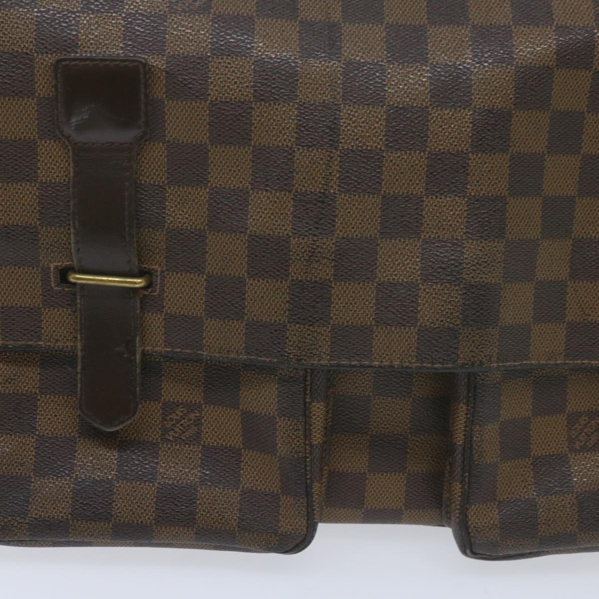 LOUIS VUITTON Damier Ebene Broadway Shoulder Bag N42270 LV Auth bs10513