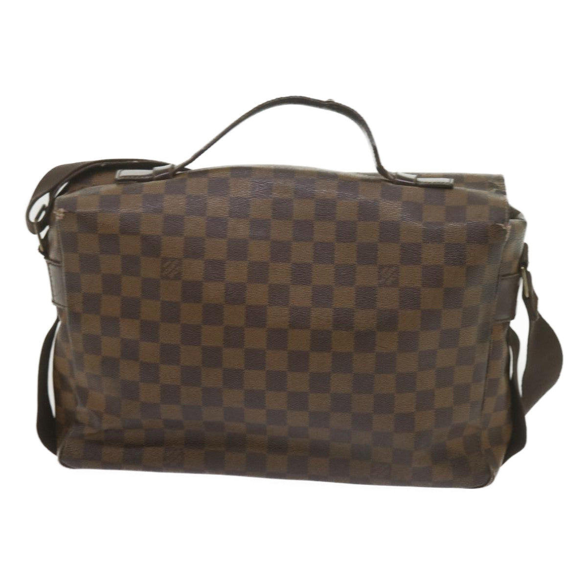 LOUIS VUITTON Damier Ebene Broadway Shoulder Bag N42270 LV Auth bs10513