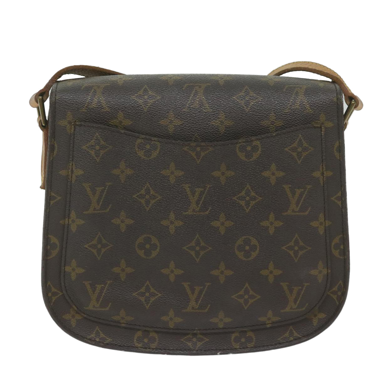 LOUIS VUITTON Monogram Saint Cloud GM Shoulder Bag M51242 LV Auth bs10517