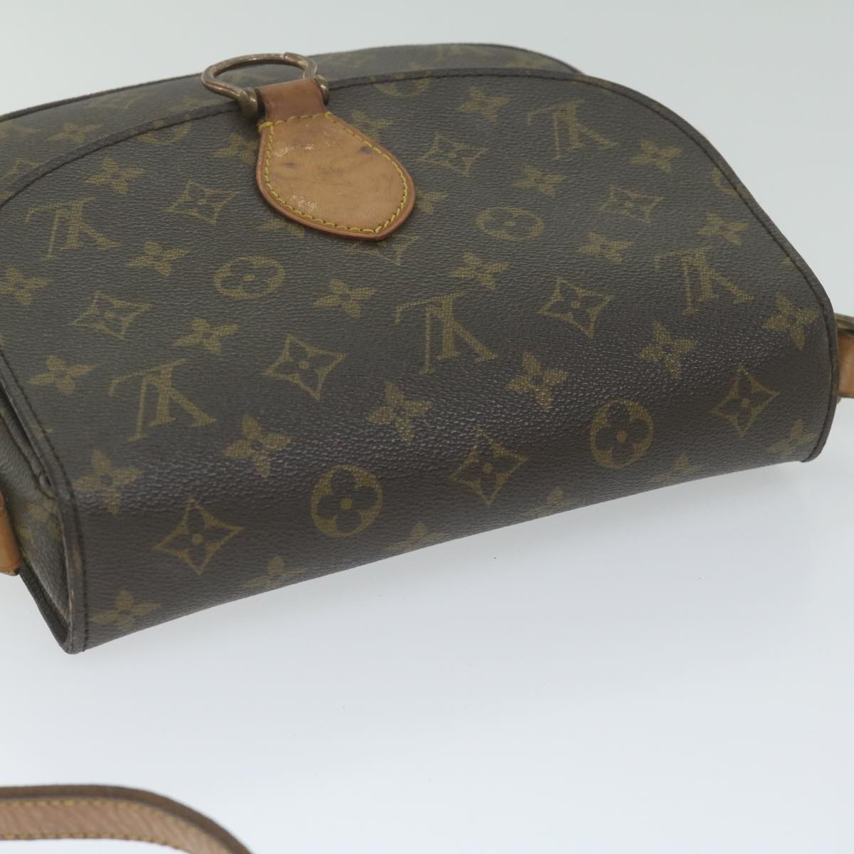 LOUIS VUITTON Monogram Saint Cloud GM Shoulder Bag M51242 LV Auth bs10517