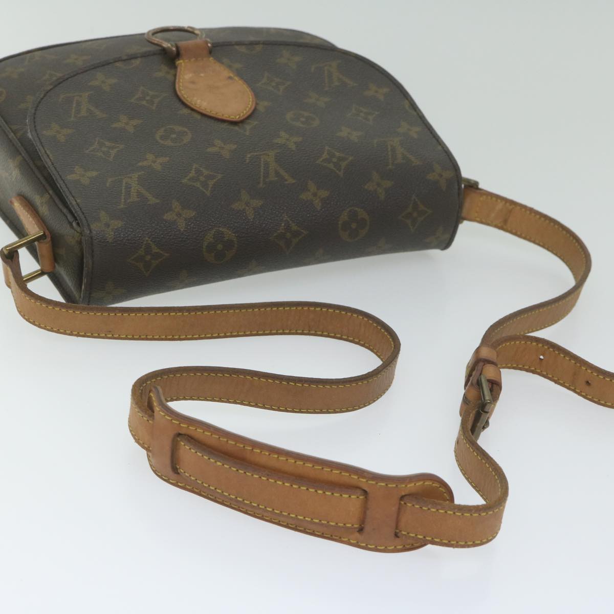 LOUIS VUITTON Monogram Saint Cloud GM Shoulder Bag M51242 LV Auth bs10517