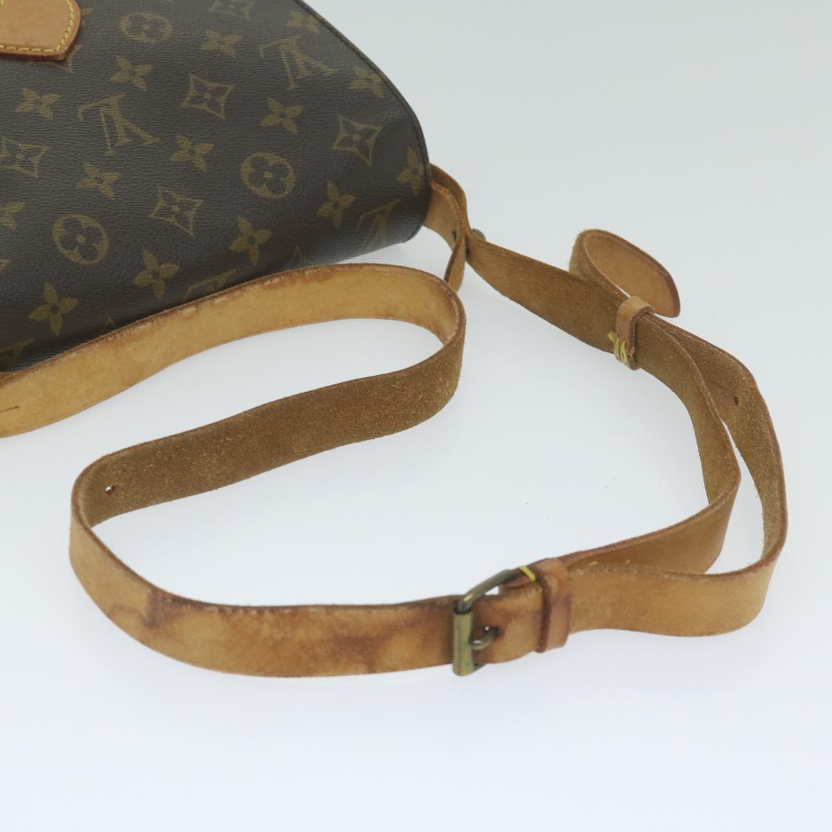 LOUIS VUITTON Monogram Cartouchiere MM Shoulder Bag M51253 LV Auth bs10528