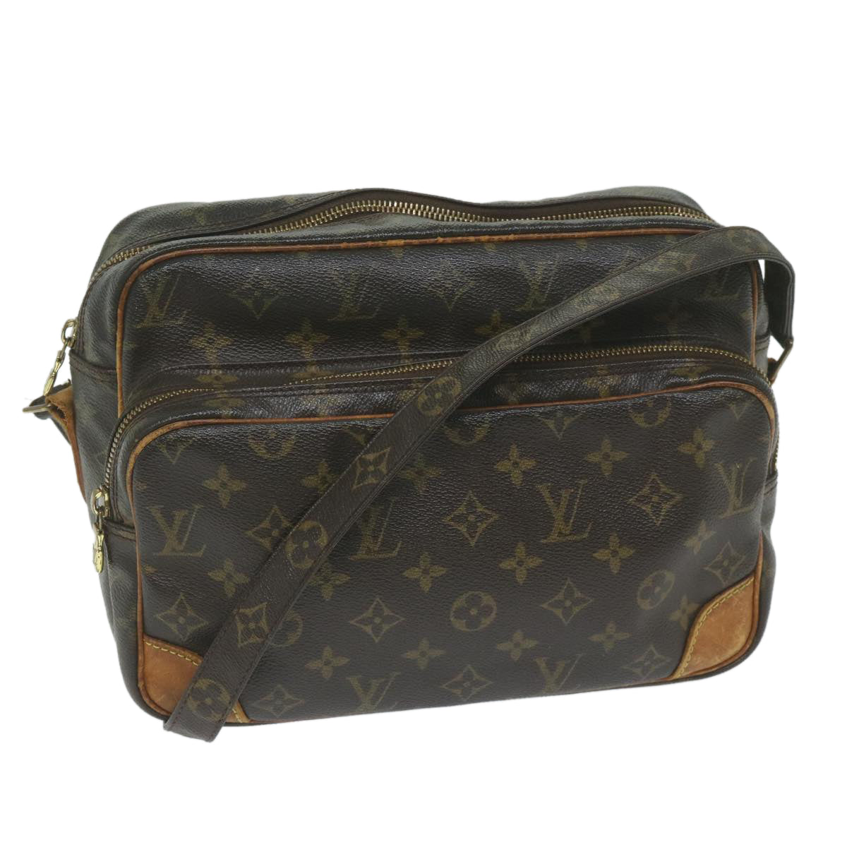 LOUIS VUITTON Monogram Nile Shoulder Bag M45244 LV Auth bs10530