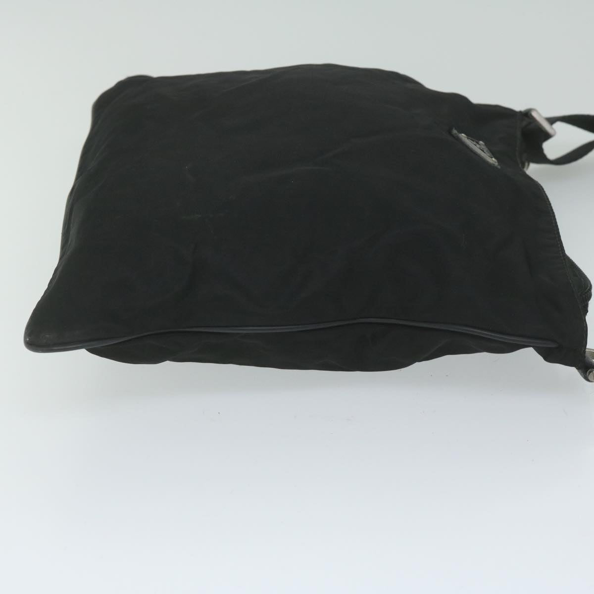 PRADA Shoulder Bag Nylon Black Auth bs10533