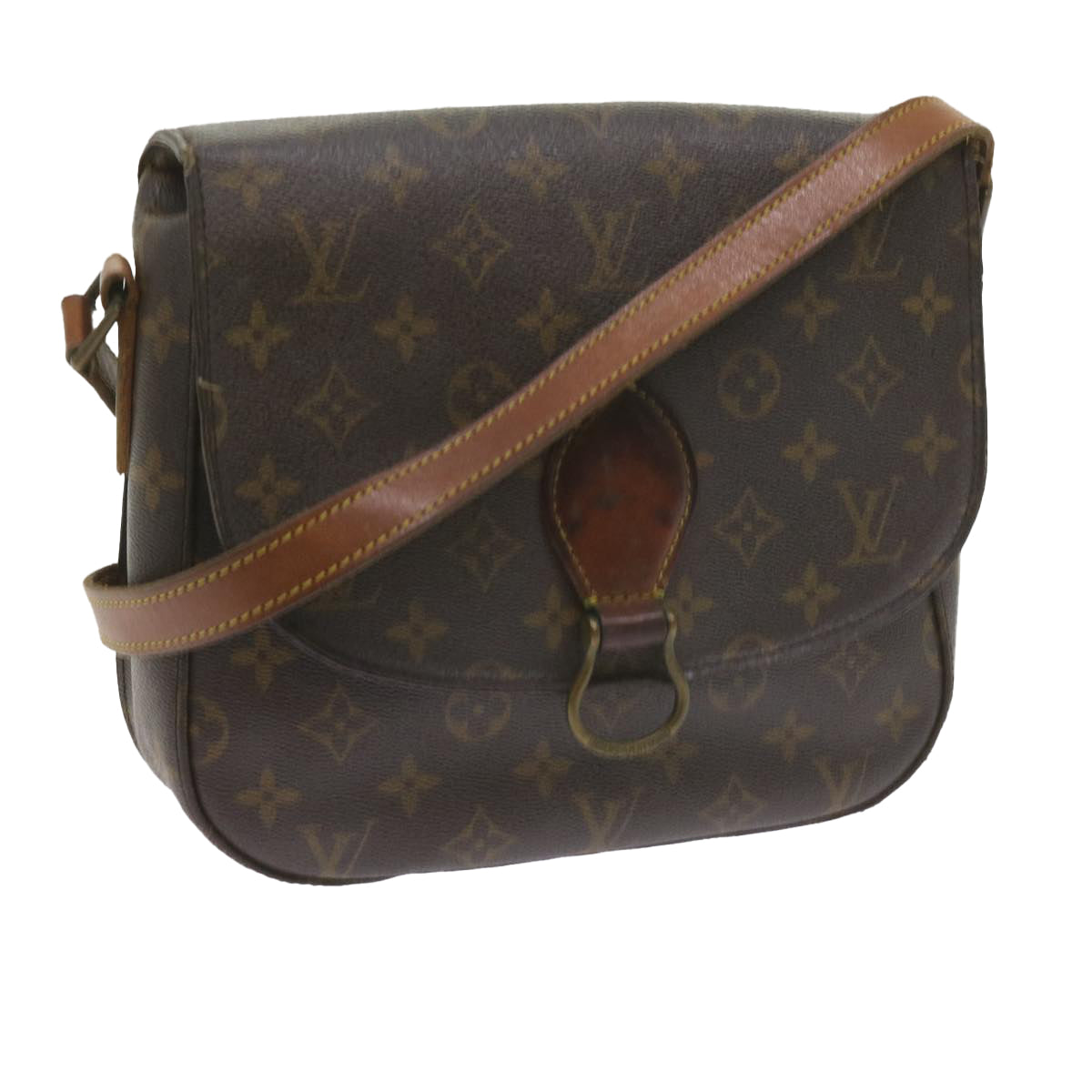 LOUIS VUITTON Monogram Saint Cloud GM Shoulder Bag M51242 LV Auth bs10545