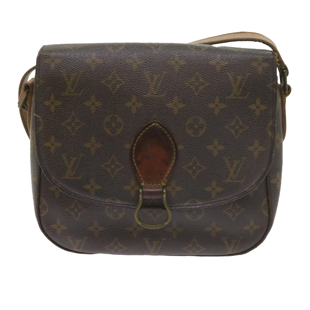 LOUIS VUITTON Monogram Saint Cloud GM Shoulder Bag M51242 LV Auth bs10545