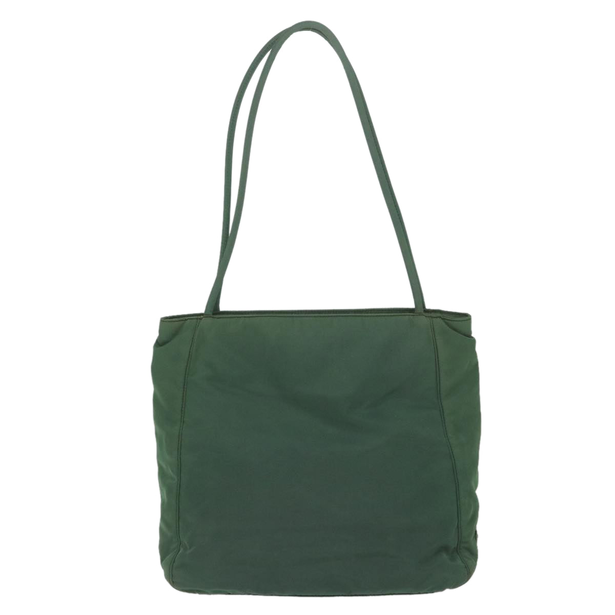 PRADA Tote Bag Nylon Green Auth bs10594