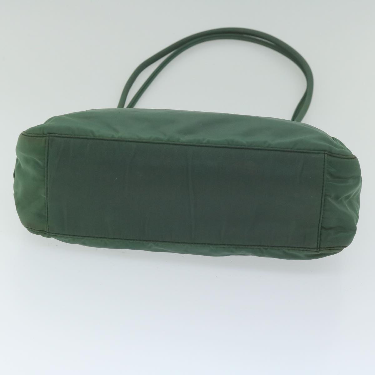 PRADA Tote Bag Nylon Green Auth bs10594