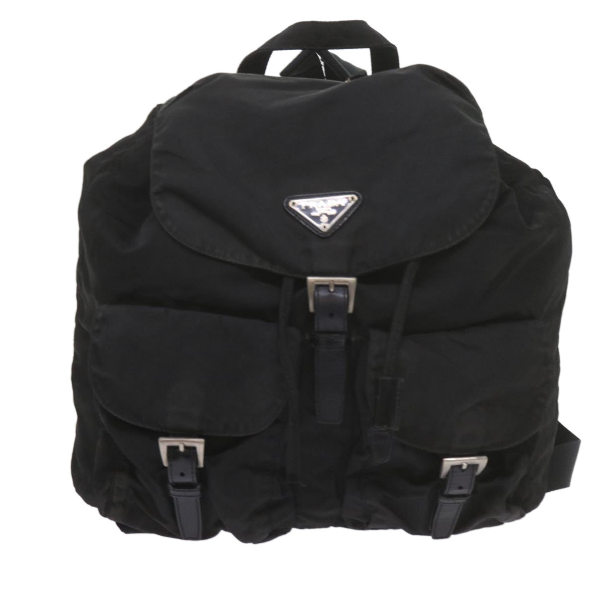 PRADA Backpack Nylon Black Auth bs10604