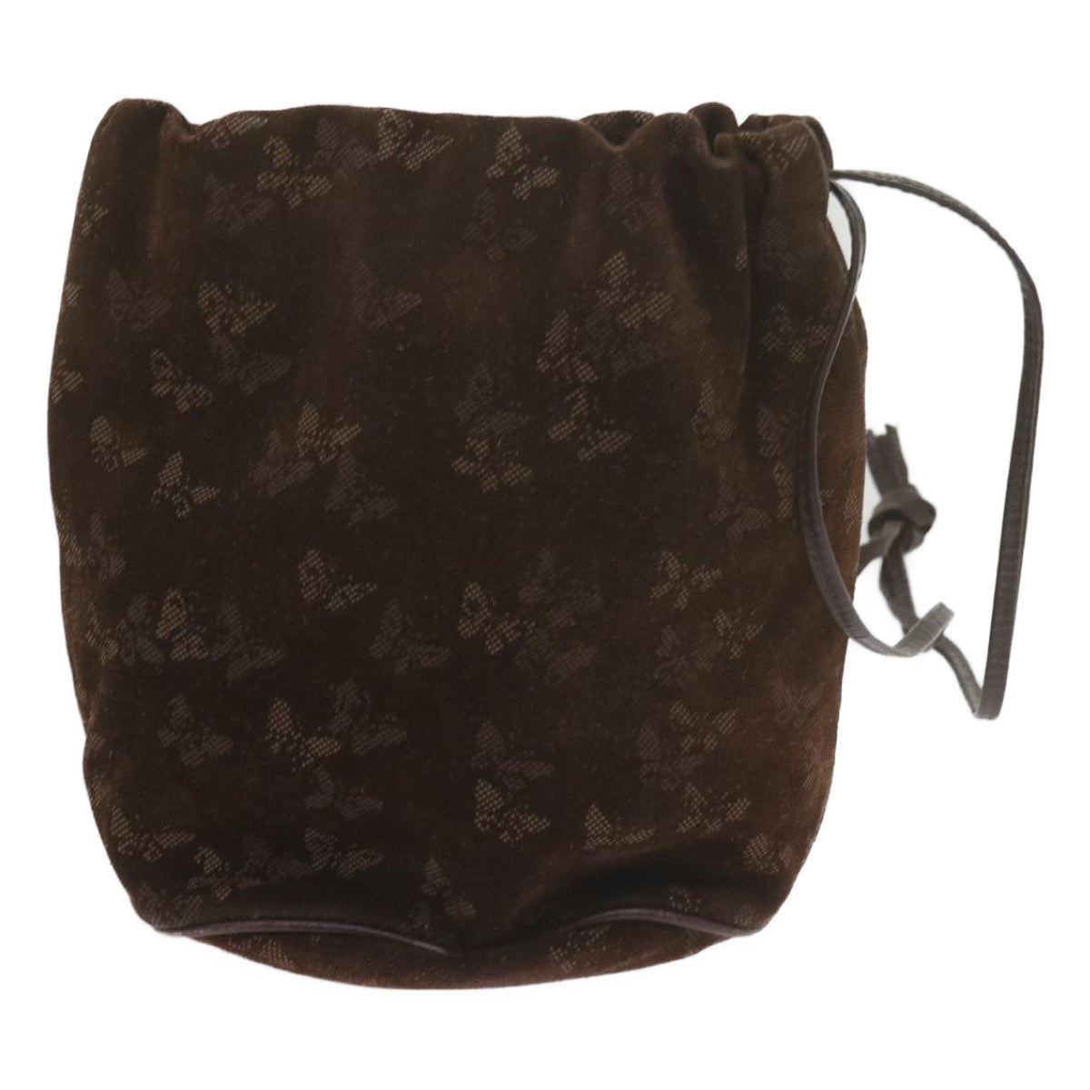 BOTTEGAVENETA Shoulder Bag Suede Brown Auth bs10611 - 0