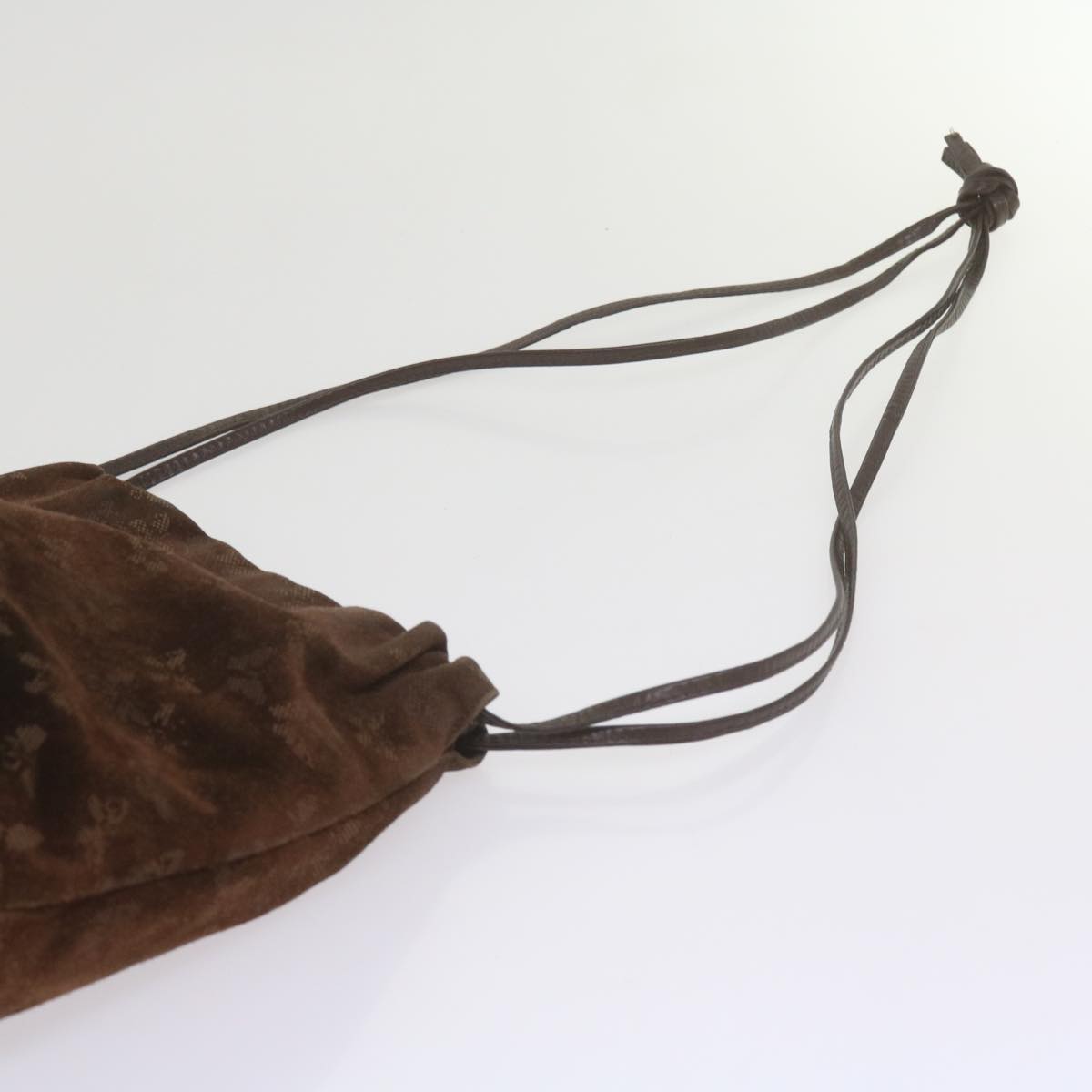 BOTTEGAVENETA Shoulder Bag Suede Brown Auth bs10611
