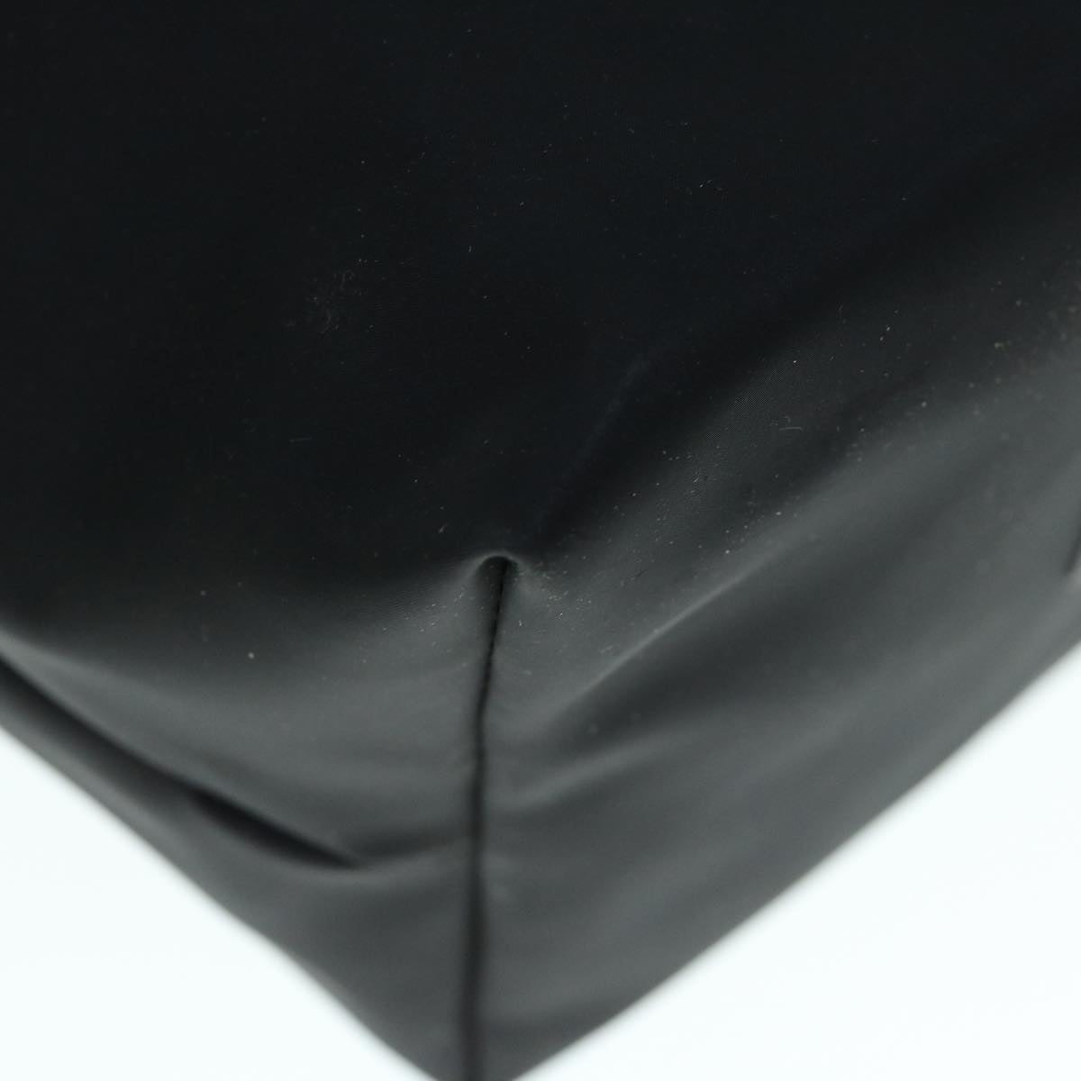 FENDI Pouch Pecan Canvas PVC 2Set Black Brown Auth bs10625