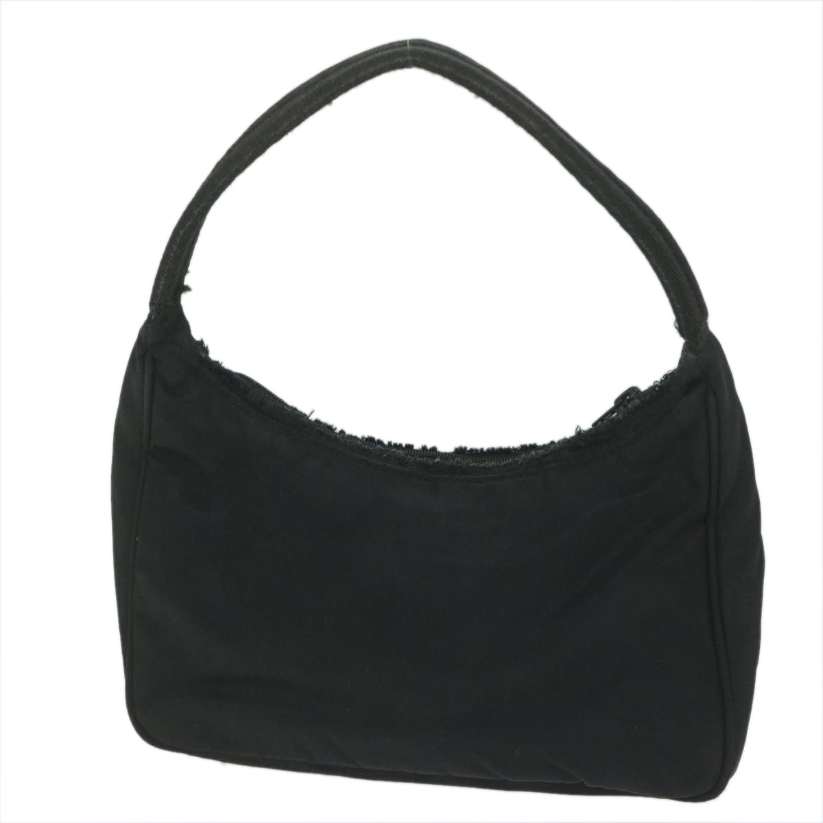 PRADA Hand Bag Nylon Black Auth bs10631