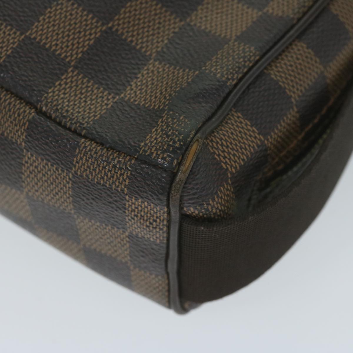 LOUIS VUITTON Damier Ebene Olaf PM Shoulder Bag N41442 LV Auth bs10639