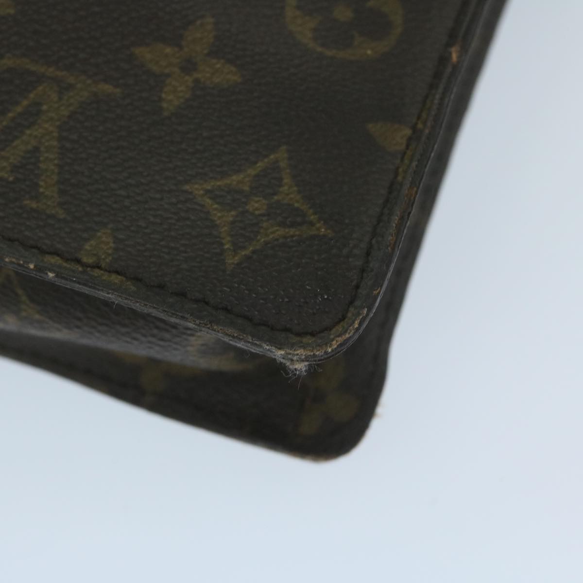 LOUIS VUITTON Monogram Porte Documents Senatur Briefcase M53335 LV Auth bs10640