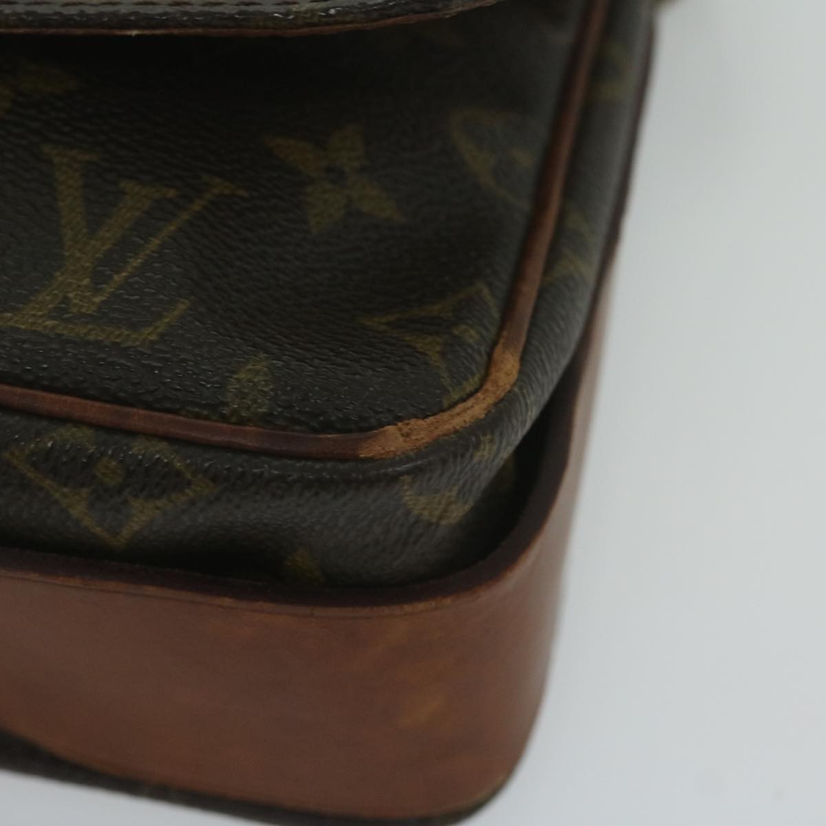 LOUIS VUITTON Monogram Cartouchiere GM Shoulder Bag M51252 LV Auth bs10642