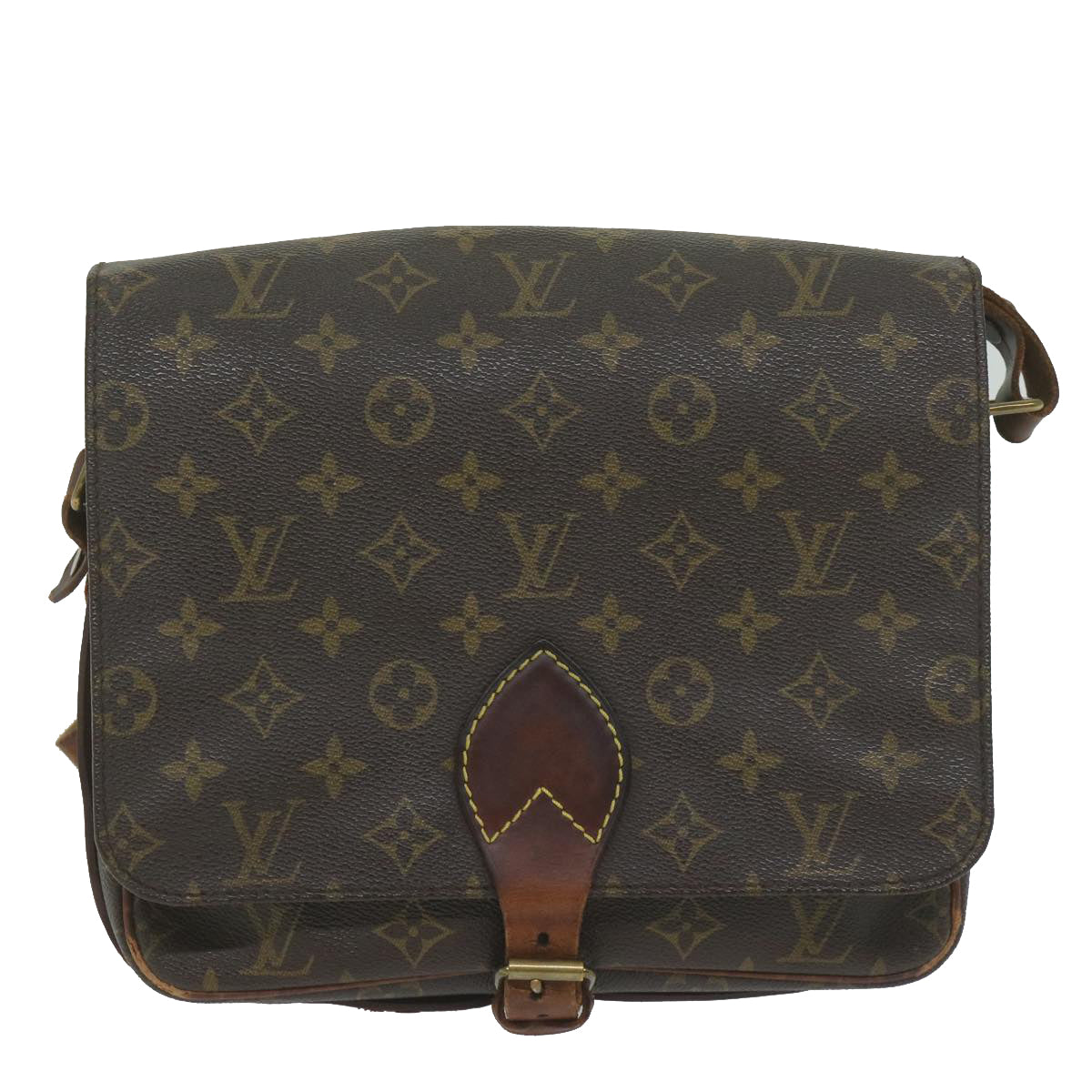 LOUIS VUITTON Monogram Cartouchiere GM Shoulder Bag M51252 LV Auth bs10642