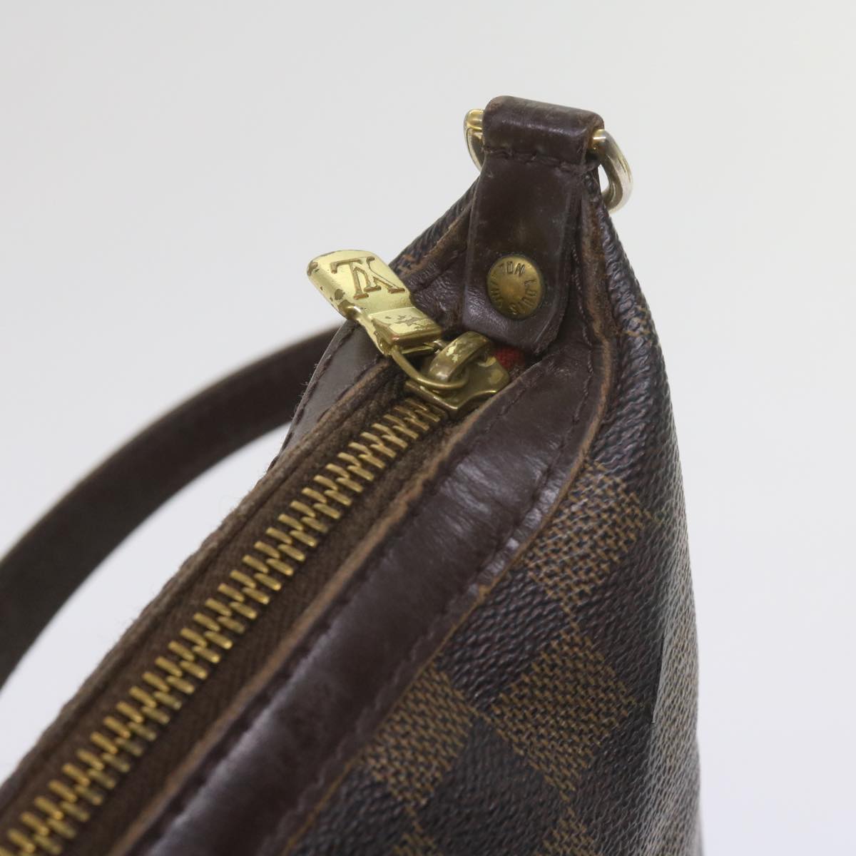 LOUIS VUITTON Damier Ebene Illovo PM Shoulder Bag N51996 LV Auth bs10645