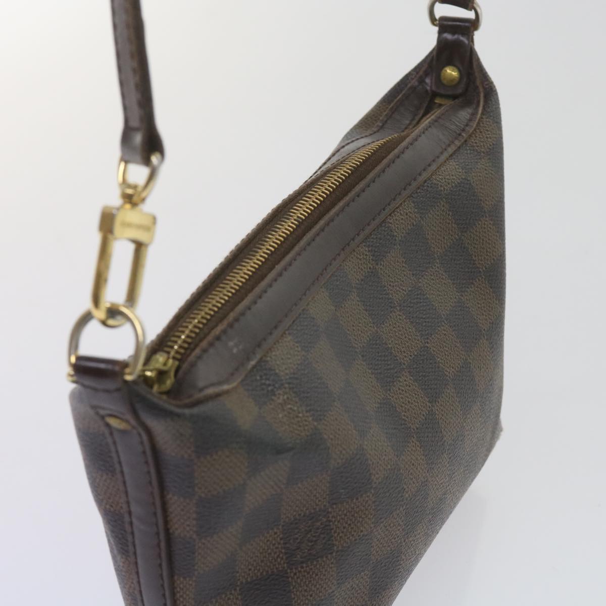 LOUIS VUITTON Damier Ebene Illovo PM Shoulder Bag N51996 LV Auth bs10645