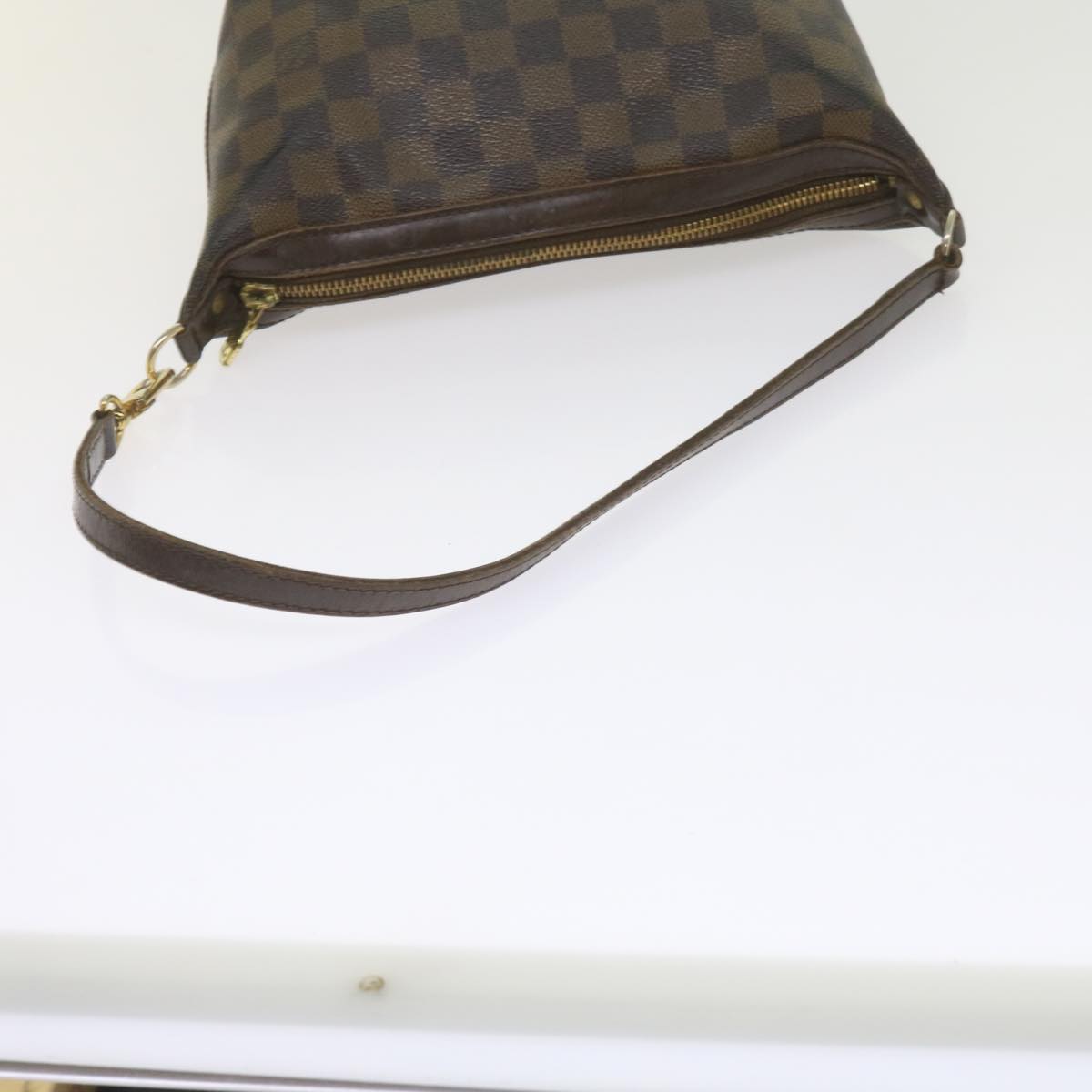 LOUIS VUITTON Damier Ebene Illovo PM Shoulder Bag N51996 LV Auth bs10645