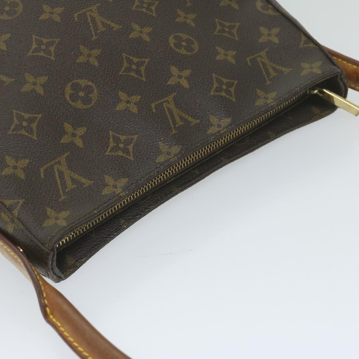 LOUIS VUITTON Monogram Looping MM Shoulder Bag M51146 LV Auth bs10646