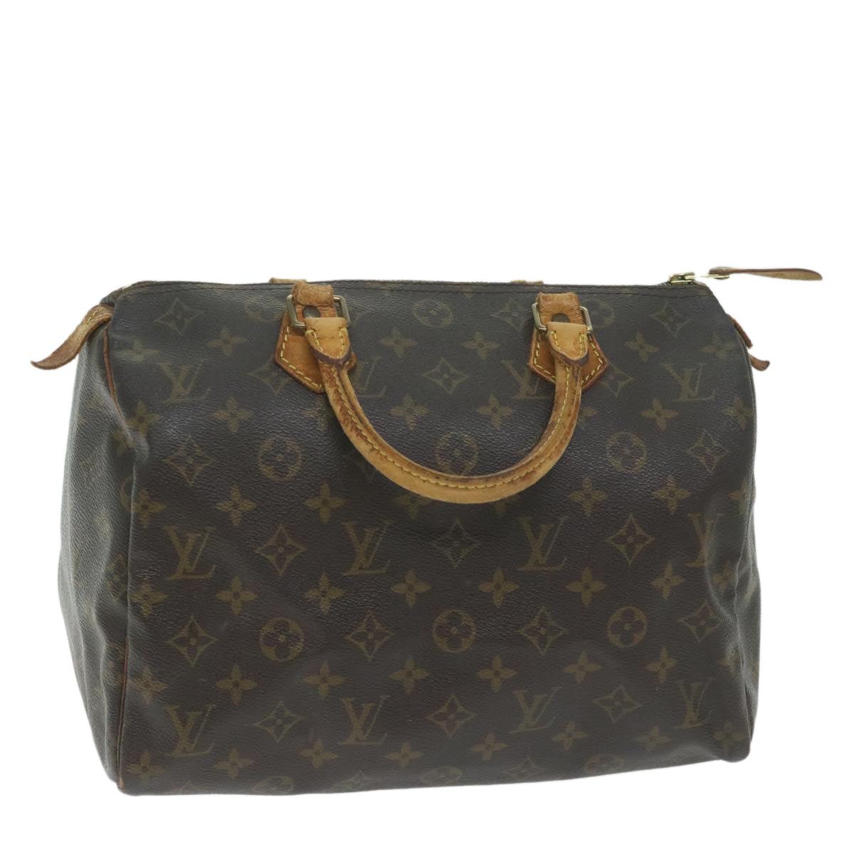 LOUIS VUITTON Monogram Speedy 30 Hand Bag M41526 LV Auth bs10648