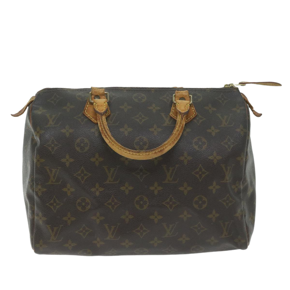 LOUIS VUITTON Monogram Speedy 30 Hand Bag M41526 LV Auth bs10648