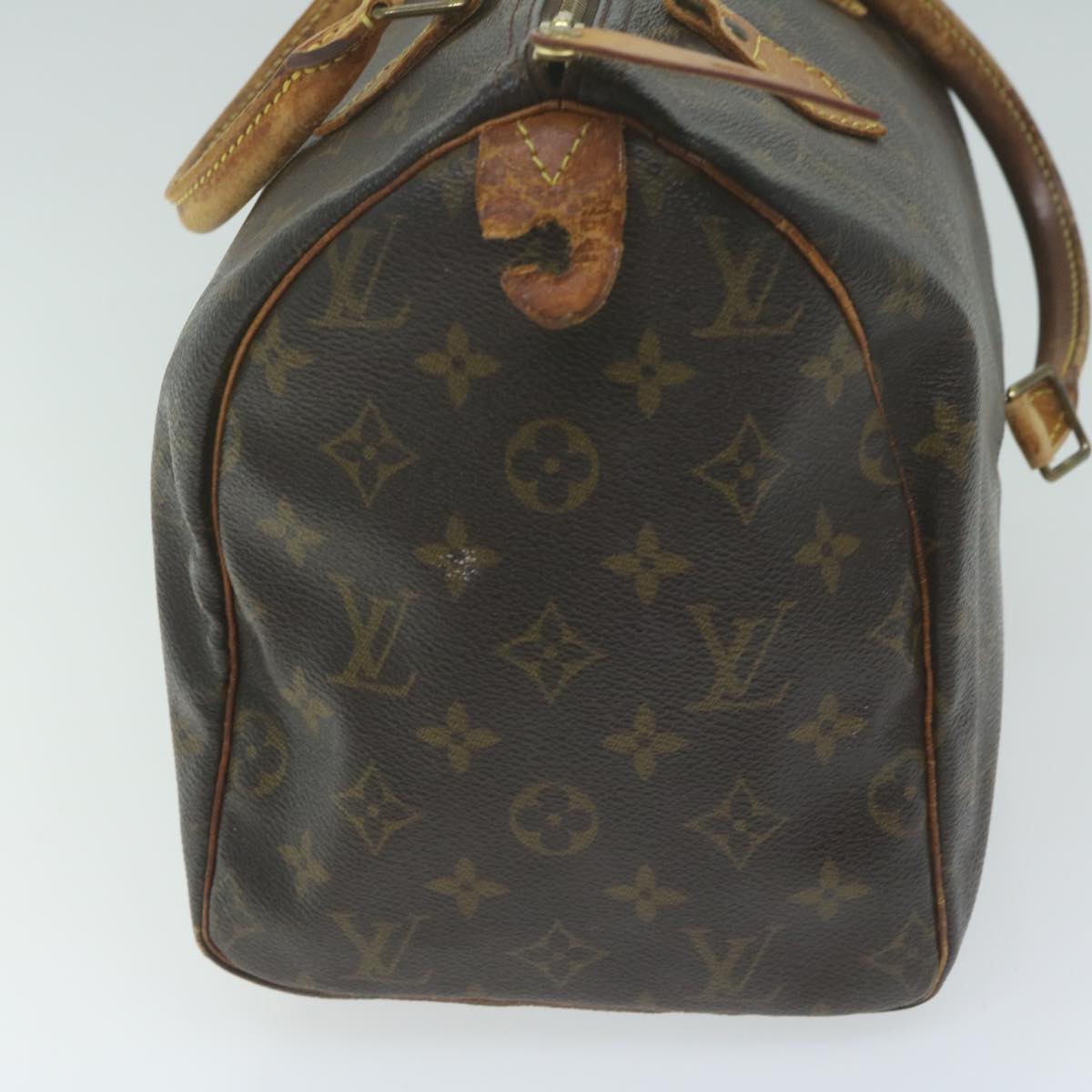 LOUIS VUITTON Monogram Speedy 30 Hand Bag M41526 LV Auth bs10648