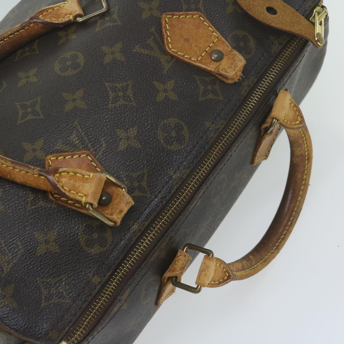 LOUIS VUITTON Monogram Speedy 30 Hand Bag M41526 LV Auth bs10648