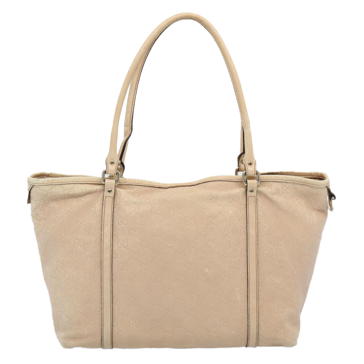 GUCCI GG Canvas Guccissima Tote Bag Beige 197953 Auth bs10664 - 0