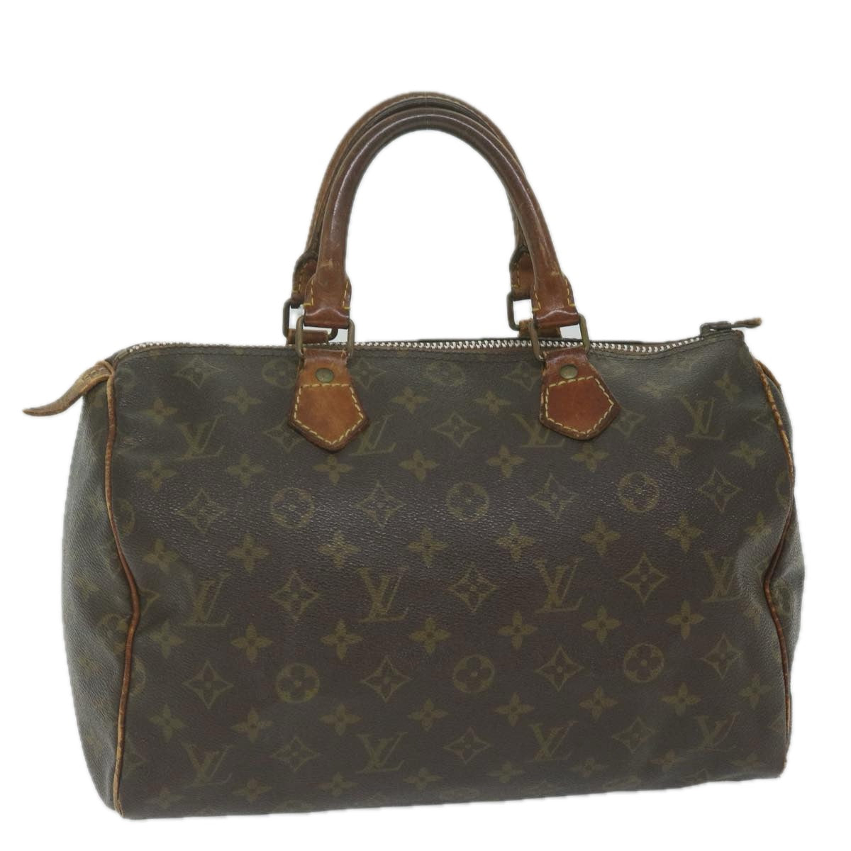 LOUIS VUITTON Monogram Speedy 30 Hand Bag M41526 LV Auth bs10669