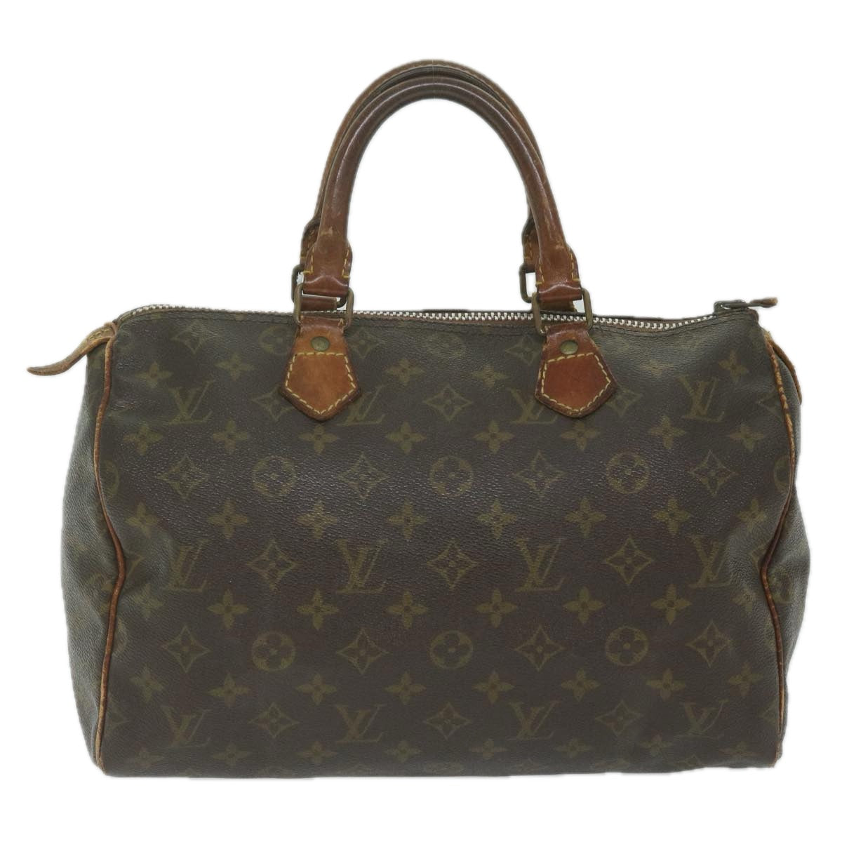 LOUIS VUITTON Monogram Speedy 30 Hand Bag M41526 LV Auth bs10669