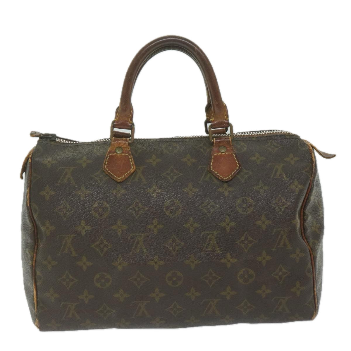 LOUIS VUITTON Monogram Speedy 30 Hand Bag M41526 LV Auth bs10669