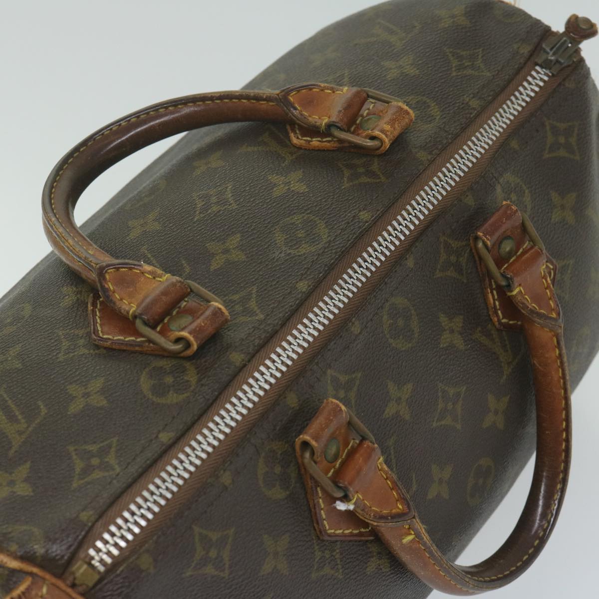 LOUIS VUITTON Monogram Speedy 30 Hand Bag M41526 LV Auth bs10669