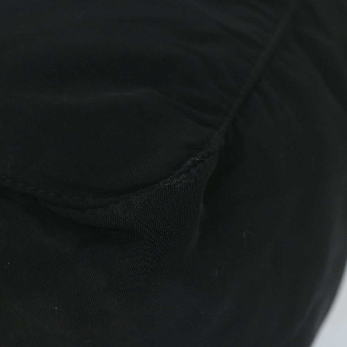 PRADA Tote Bag Nylon Black Auth bs10676