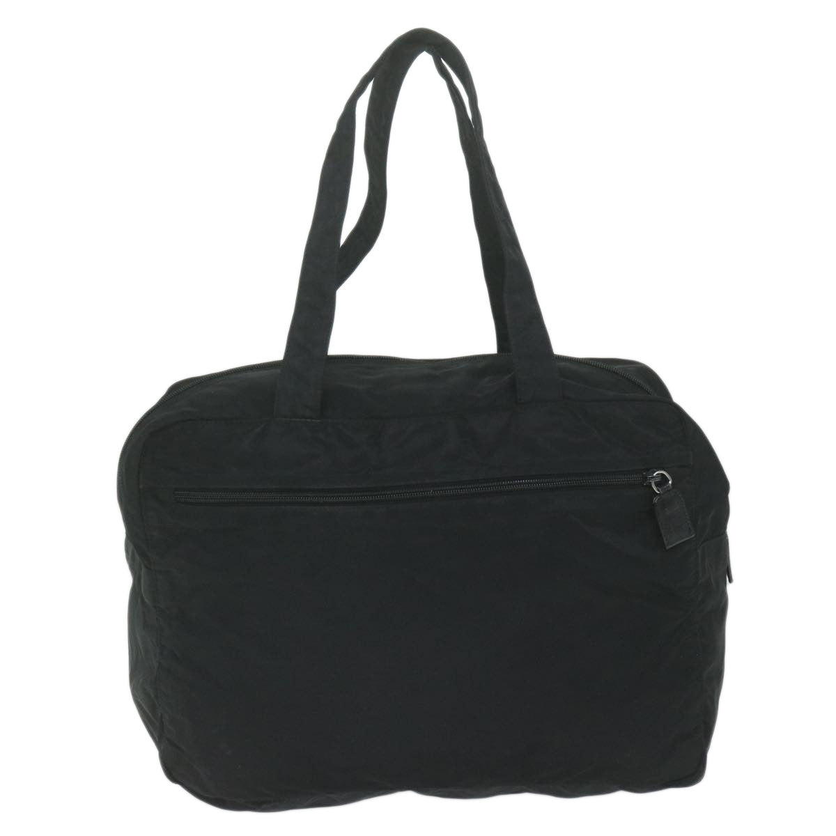 PRADA Tote Bag Nylon Black Auth bs10676 - 0