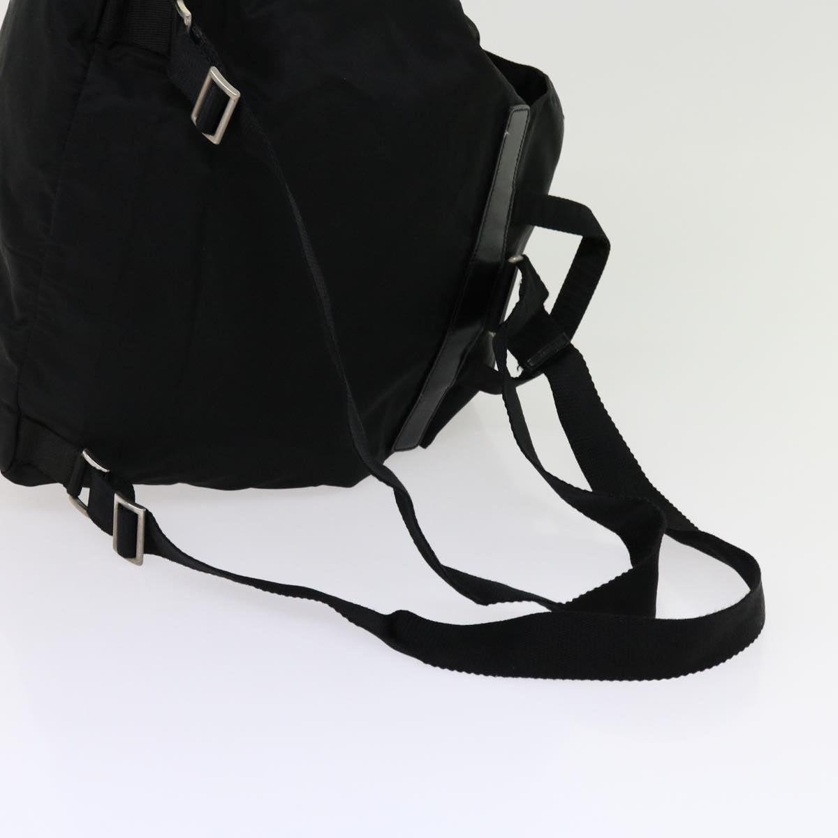 PRADA Backpack Nylon Black Auth bs10688