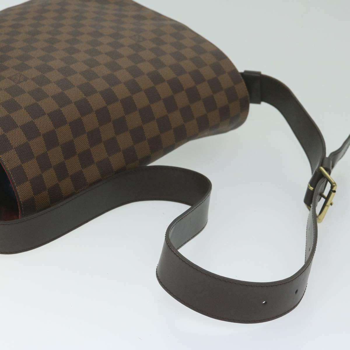 LOUIS VUITTON Damier Ebene Bastille Shoulder Bag N45258 LV Auth bs10712