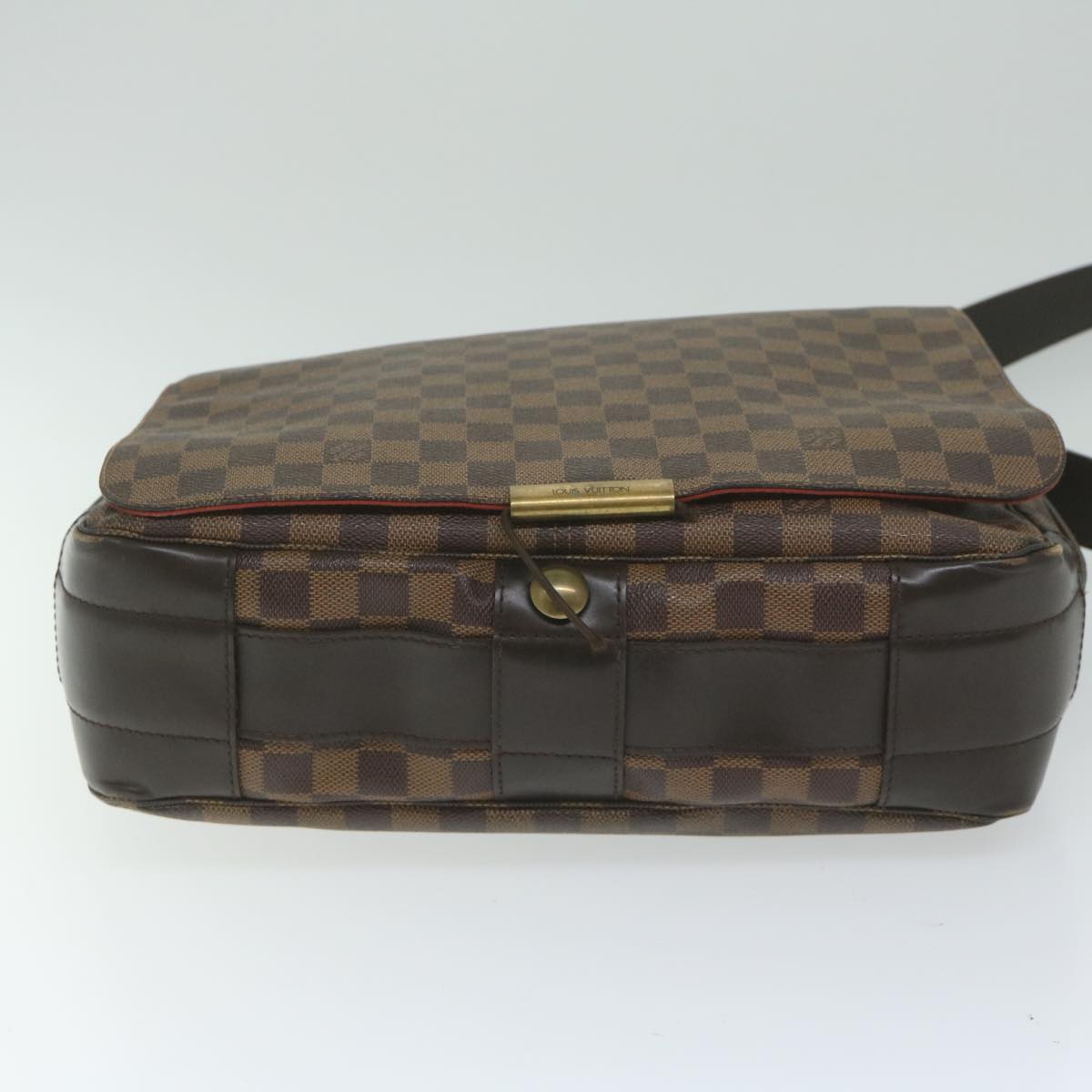 LOUIS VUITTON Damier Ebene Bastille Shoulder Bag N45258 LV Auth bs10712