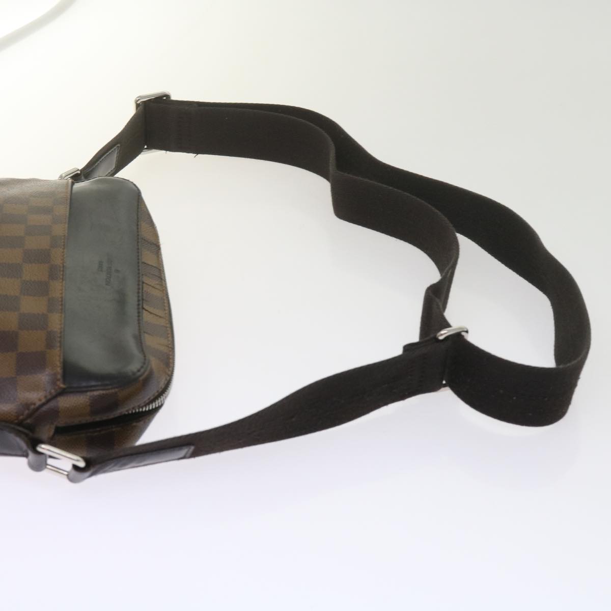 LOUIS VUITTON Damier Ebene Jake Messenger PM Shoulder Bag N41568 LV Auth bs10717