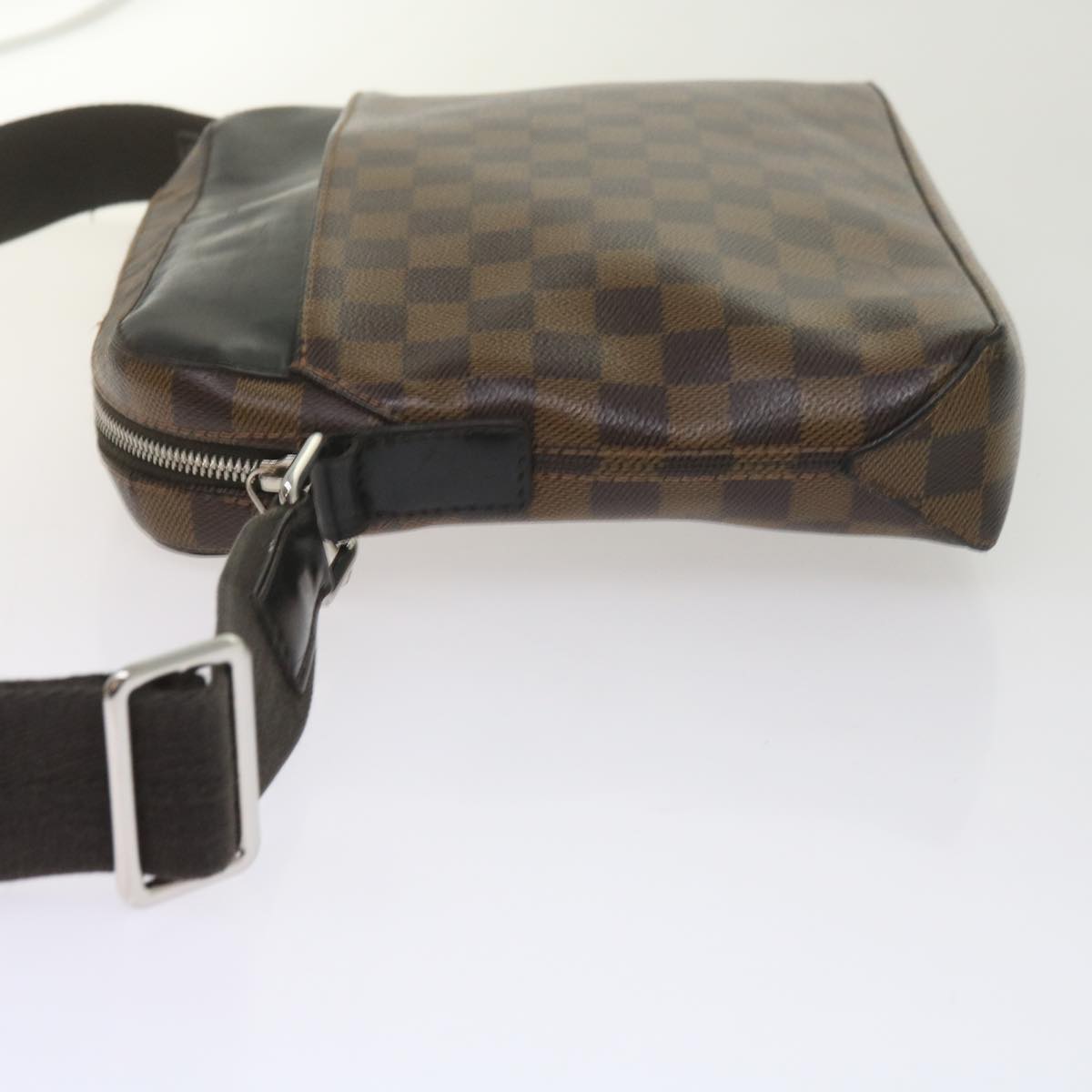 LOUIS VUITTON Damier Ebene Jake Messenger PM Shoulder Bag N41568 LV Auth bs10717