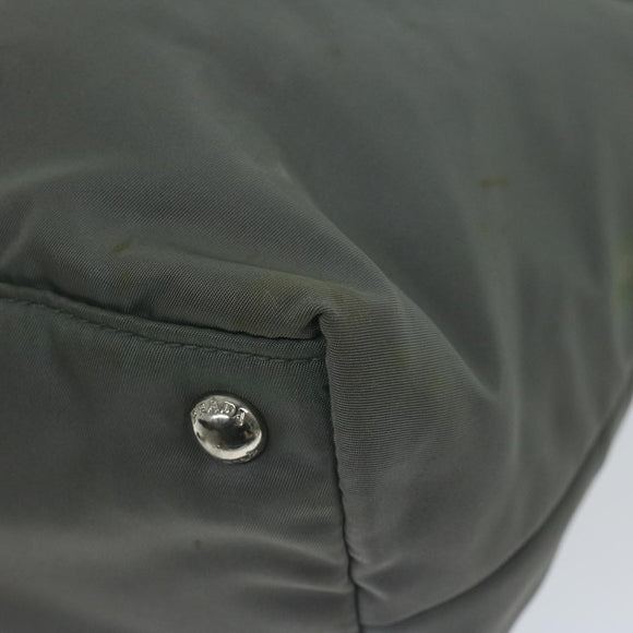 PRADA Tote Bag Nylon 2way Gray Auth bs10723